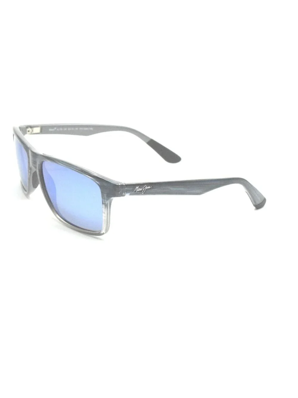 Maui Jim Onshore MJ 798-03S Blue Black Stripe Fade / Blue Hawaii Lens